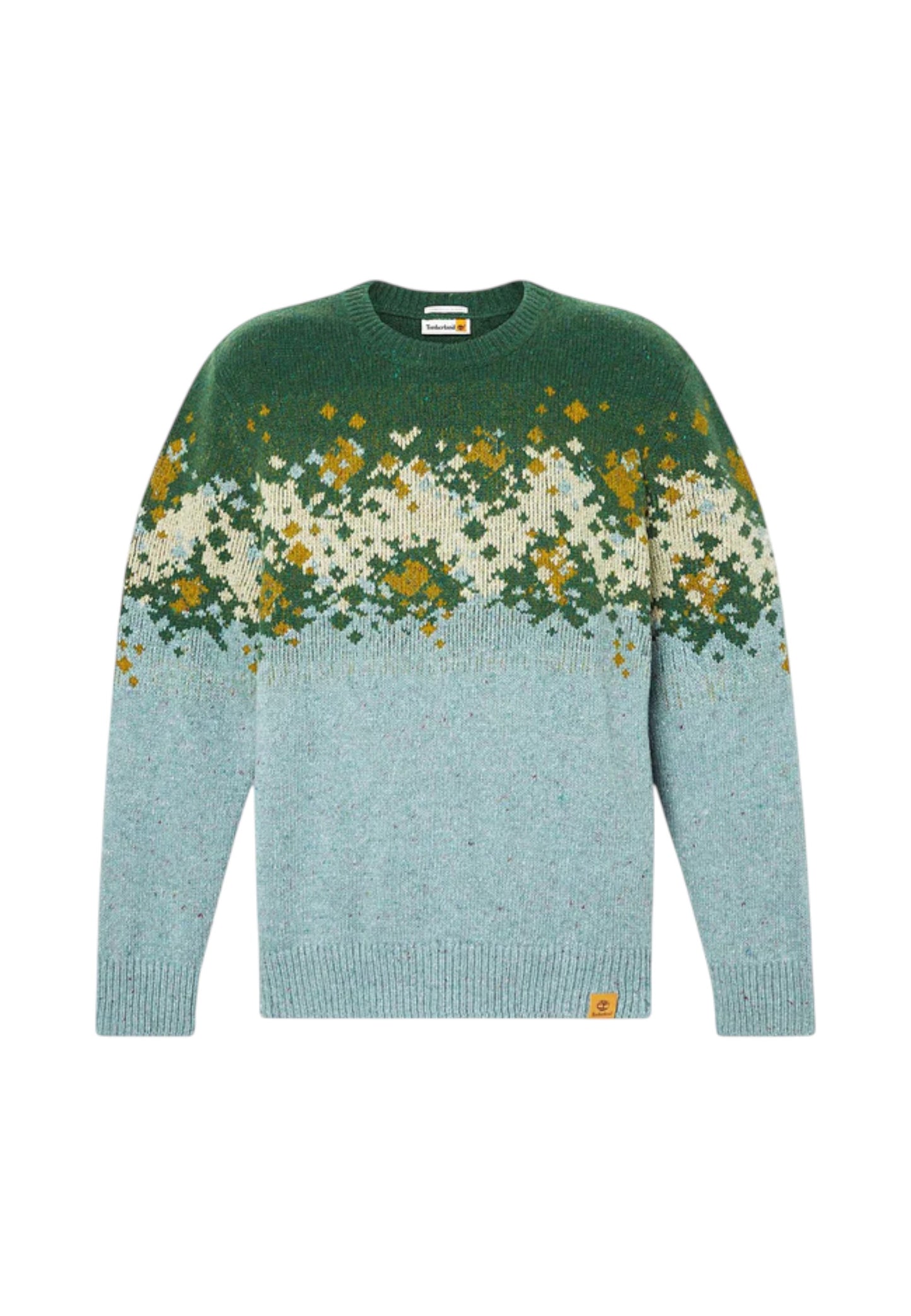 Maglione A Girocollo Uomo Timberland  Fairisle Sweater Silver Blue TB0A6H2K