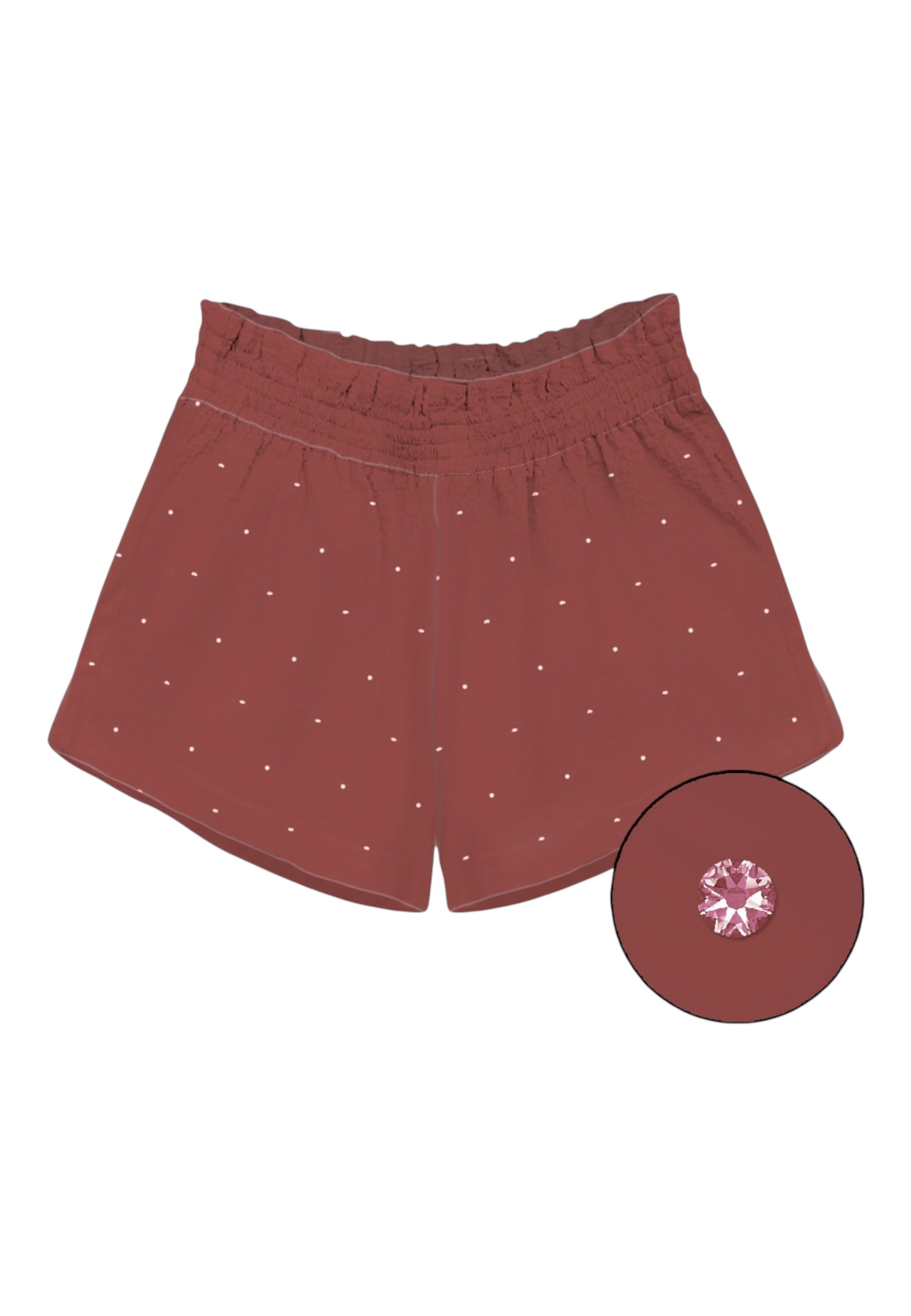 Pantaloncini  Donna Mc2 Saint Barth Pull-Up Georgette Strass Meave MEA002
