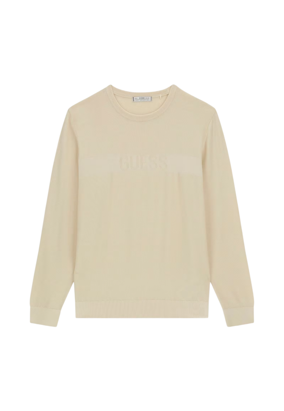 Maglione A Girocollo Uomo Guess Stitched Logo Mike M6YR17Z0922