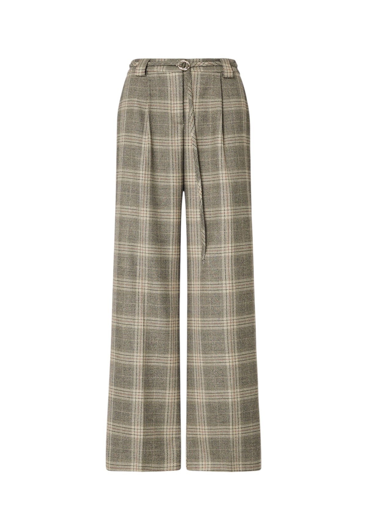 Pantaloni  Donna Liu Jo Palazzo Principe di Galles Con Cintura  CF6080T859A