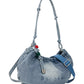 Borsa A Spalla Donna Desigual  Half Logo Denim Waverly 26SAXD05