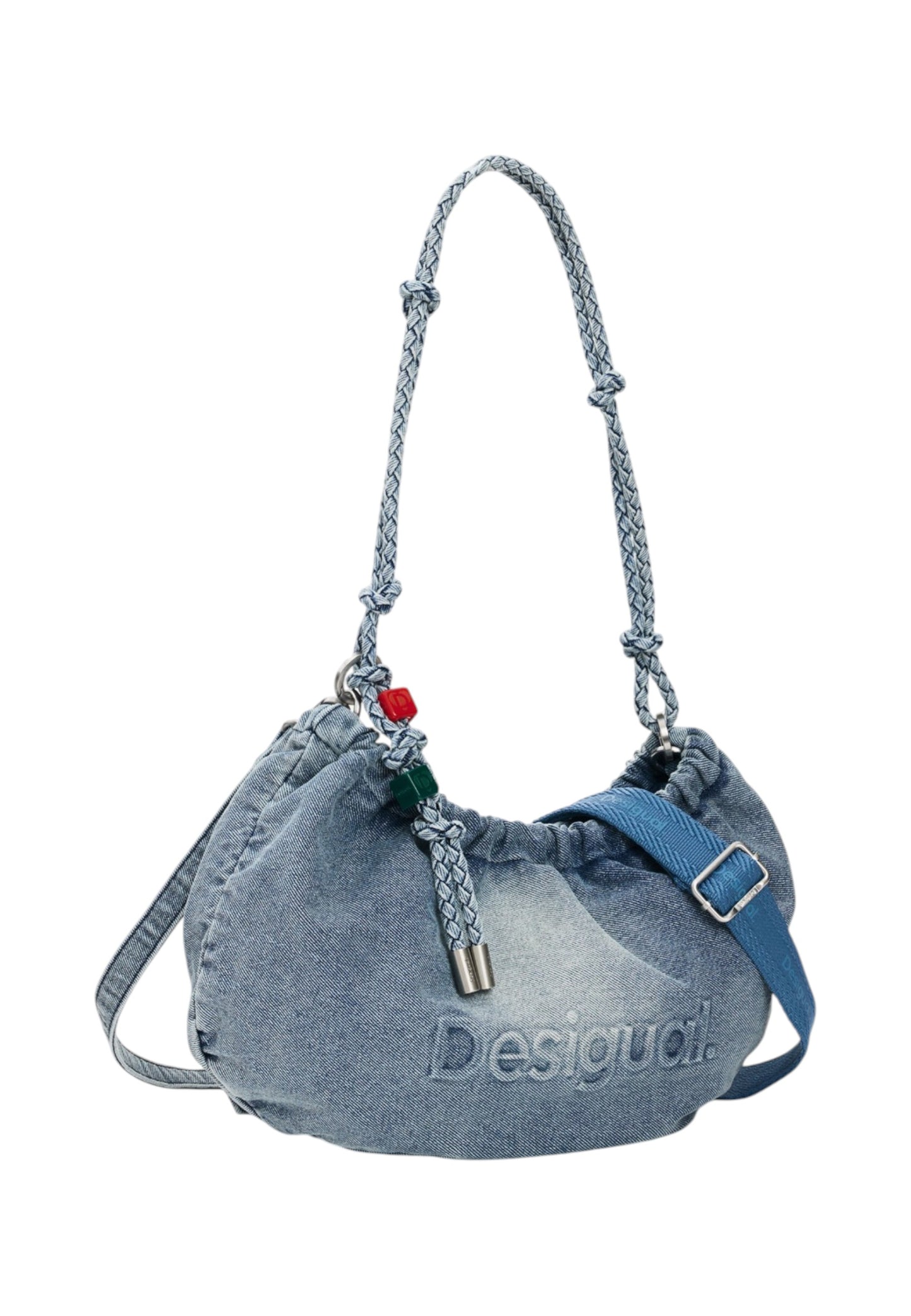 Borsa A Spalla Donna Desigual  Half Logo Denim Waverly 26SAXD05