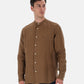 Camicia Manica lunga Uomo Liu Jo Collo Coreana In Lino  QA6205T4359