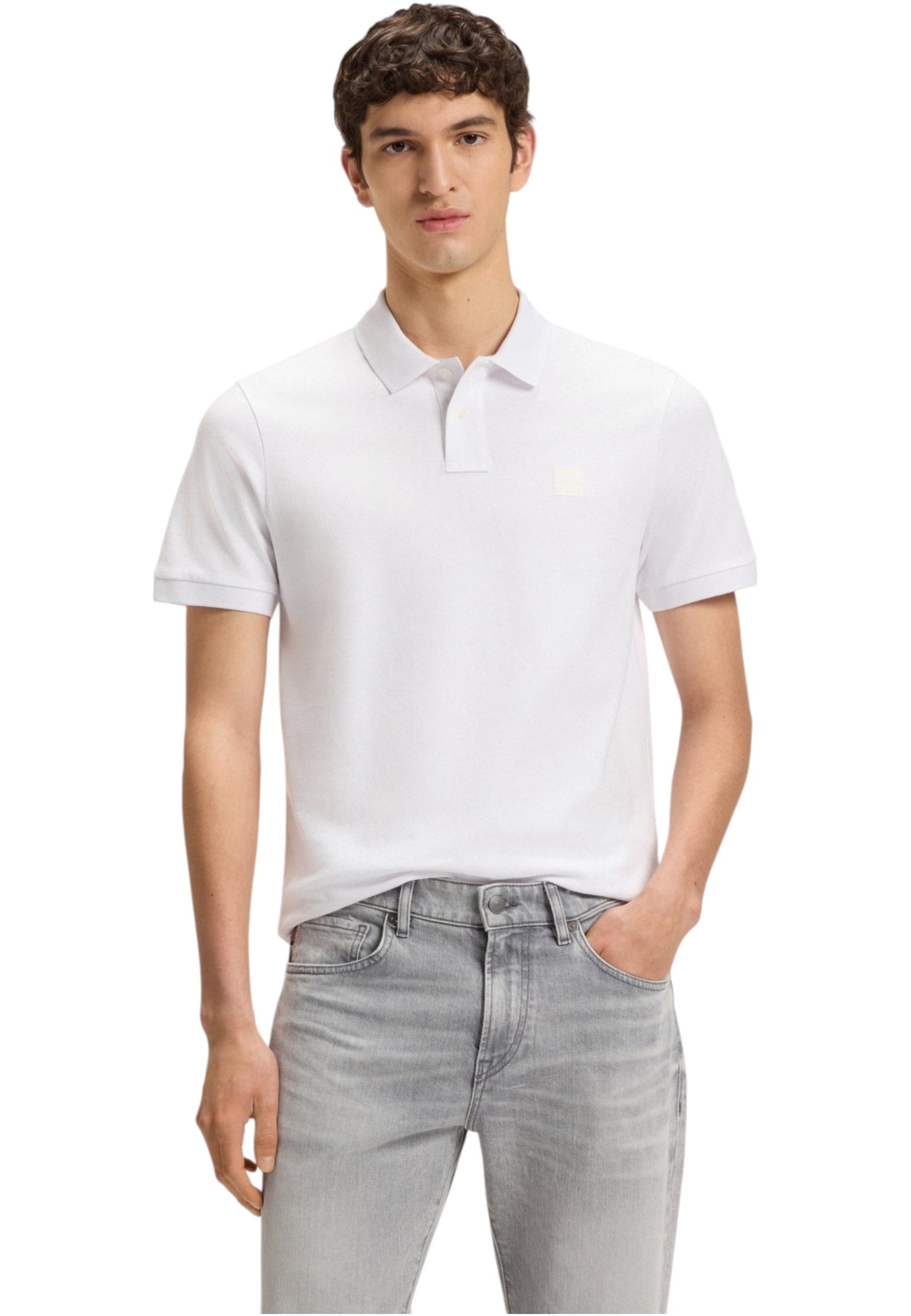 Polo Manica Corta Uomo Boss Con Toppa Con Logo Passenger 50507803
