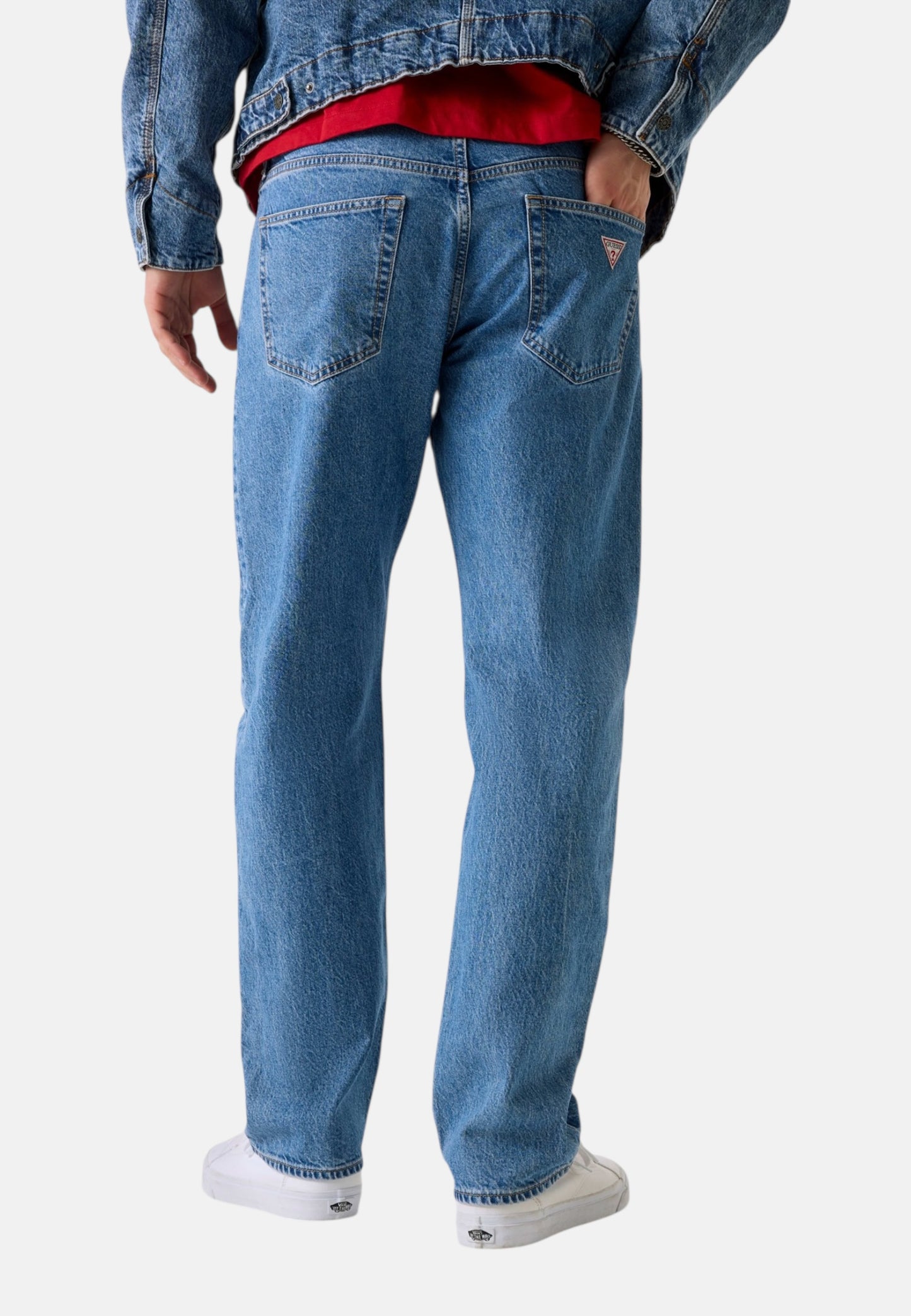 Jeans Straight Leg Uomo Guess Artistic Medium Washed Gj G16 M5YA1BD633A