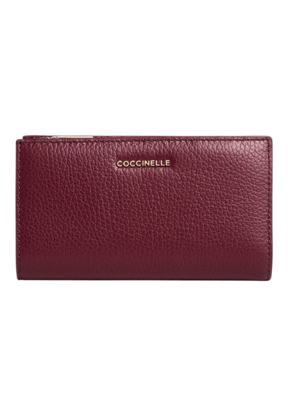 Portafoglio Con Patta Donna Coccinelle  Metallic Soft E2MW511F101