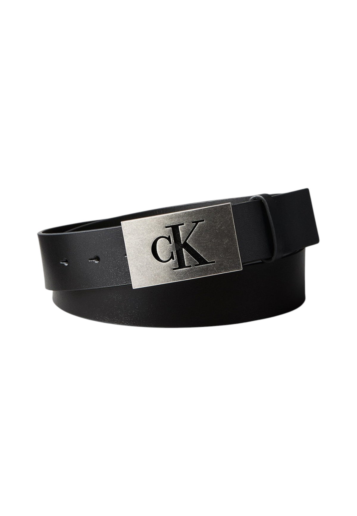 Cintura  Uomo Calvin klein  Ck Plaque Smooth 35Mm LV04D7043G