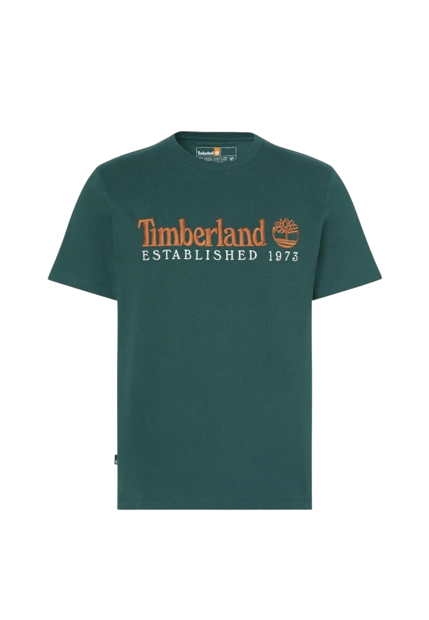 T-Shirt Manica Corta Uomo Timberland  Established 1973 Embroidery TB0A6SE1