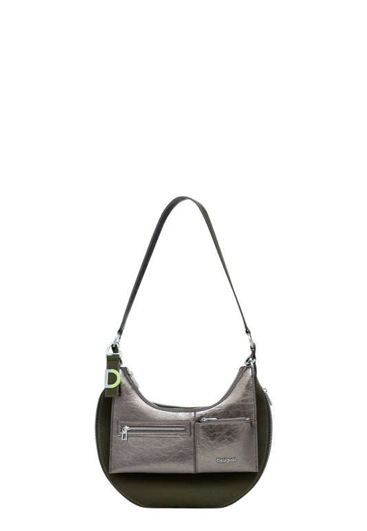 Borsa A Spalla Donna Desigual  Delta Lyra Olive 25WAXPAH