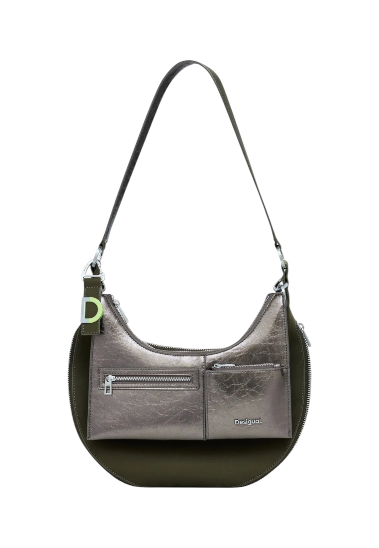 Borsa A Spalla Donna Desigual  Delta Lyra Olive 25WAXPAH