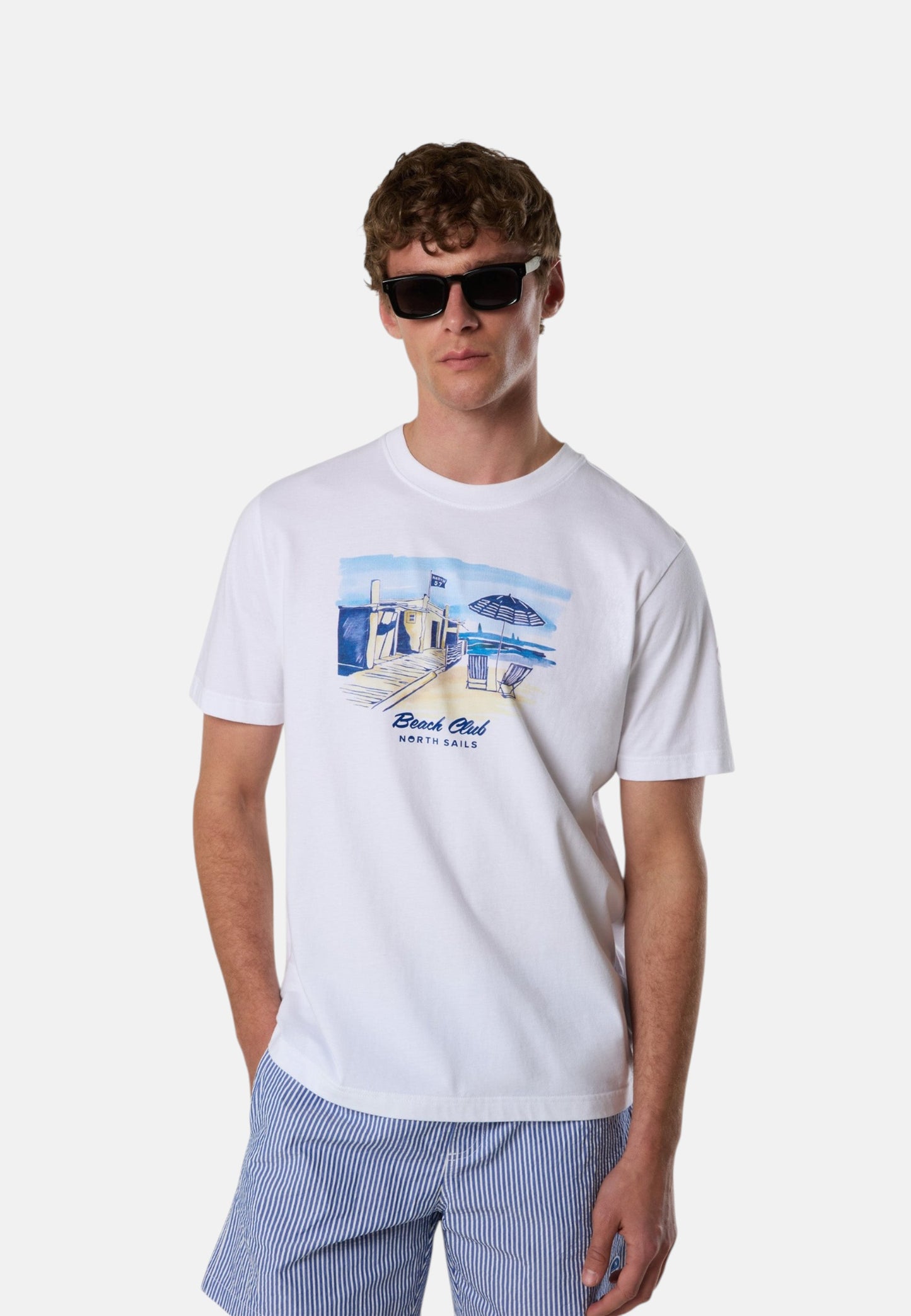 T-Shirt Manica Corta Uomo North Sails Con Stampa  693162