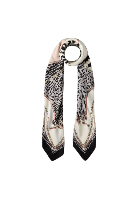 Foulard  Donna Liu Jo Ribbon Animalier 120X120  2F5083T0300