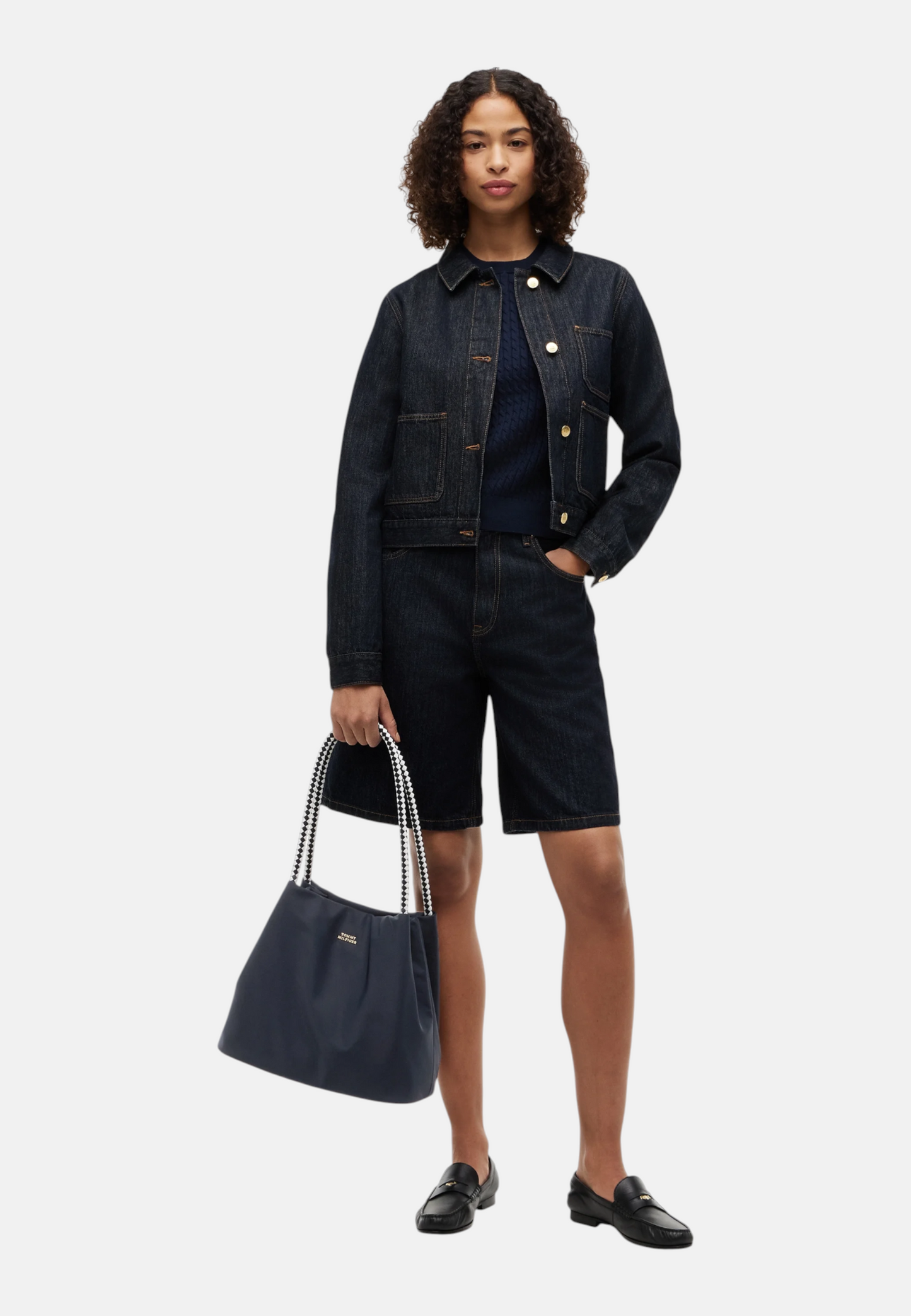 Borsa A Spalla Donna Tommy Hilfiger Hobo/Tote Nylon Th Marina AW0AW18862