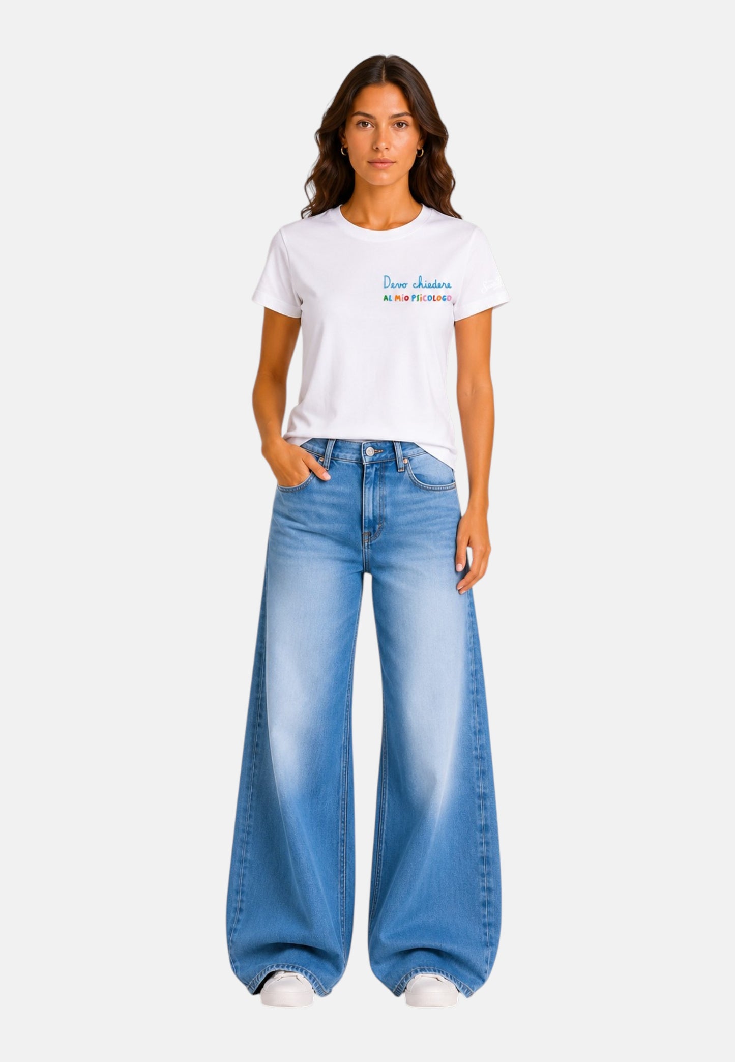 T-Shirt Manica Corta Donna Mc2 Saint Barth Chiedere Psicologo Emb Emilie EMI0001