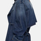 Cappotto Trench Donna Liu Jo In Denim  UF6503D0398