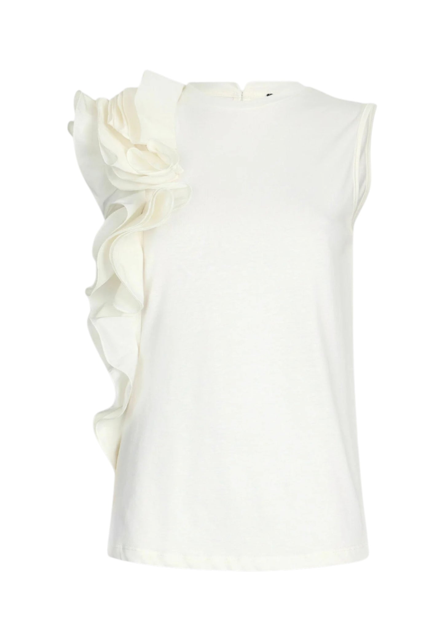T-Shirt Manica Corta Donna Liu Jo Con Volant  CA6385J6308