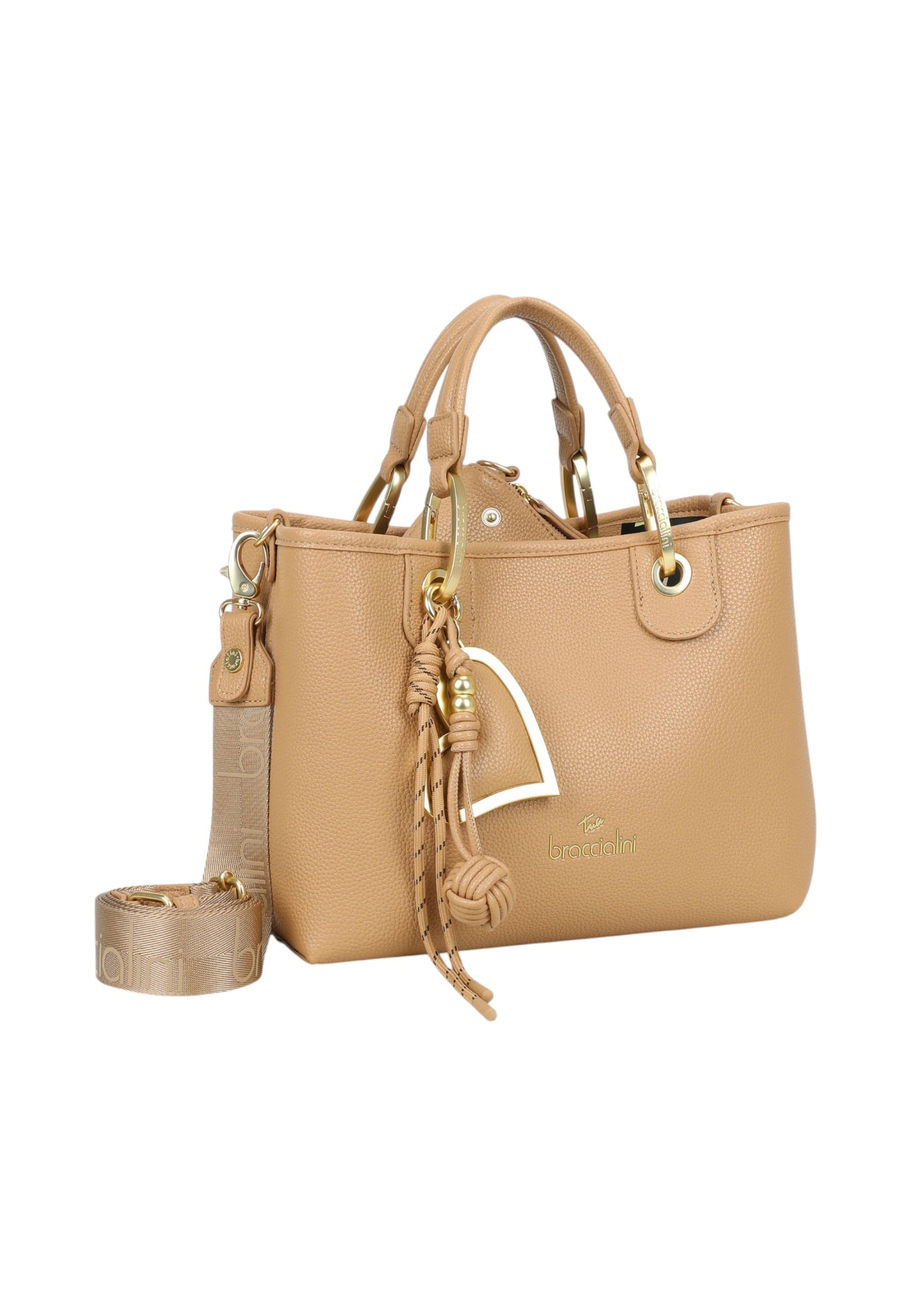 Borsa A Mano Donna Braccialini Small Con Doppio Manico Con Tracolla Beth B18841YY