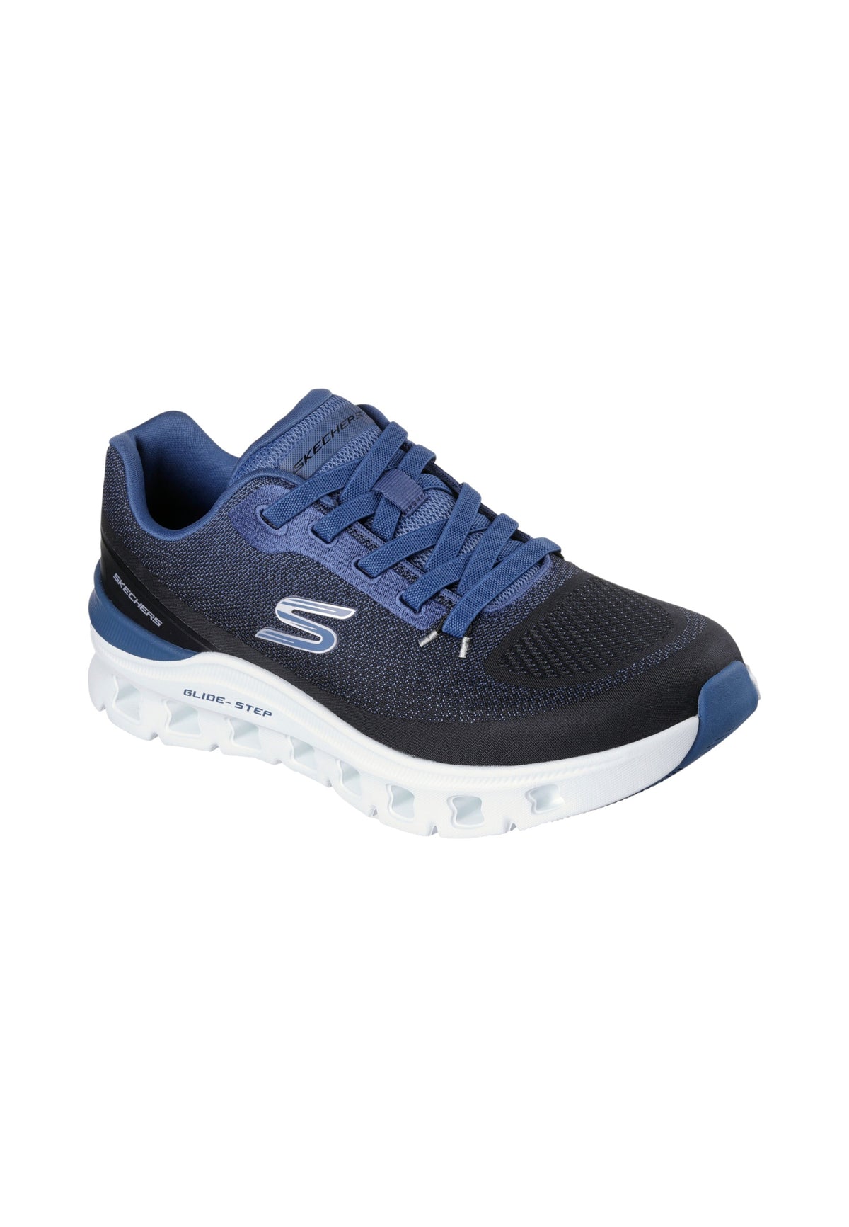Sneakers Basse Uomo Skechers Air-Cooled Memory Foam, Glide-Step, No Tie Fit, Lacci elasticizzati, Mesh jacquard, Vegan, Lavabile in lavatrice Glide-Step Pro-Waverra 233132