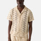 Camicia Manica Corta Uomo Guess  Lattice Knit M6GP46K3236
