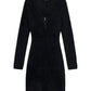 Vestito Corto Donna Guess In Maglia, Manica lunga, Mezza zip Jaycee W6BK89Z1921