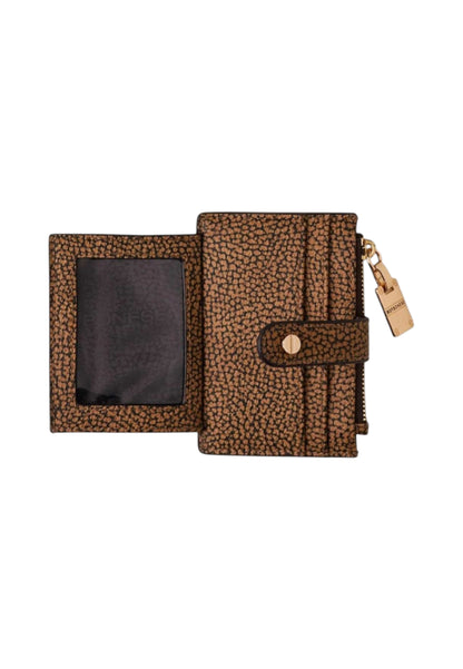 Portacarte  Donna Borbonese Con Zip Graffiti 91020006203