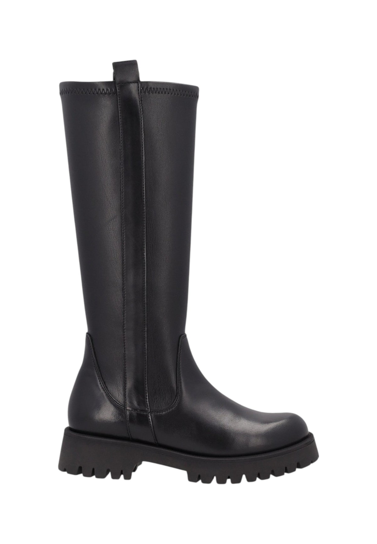 Stivali  Donna Frau Pelle, Gambale alto, Suola in gomma XL, Made in Italy Riotech A56N5