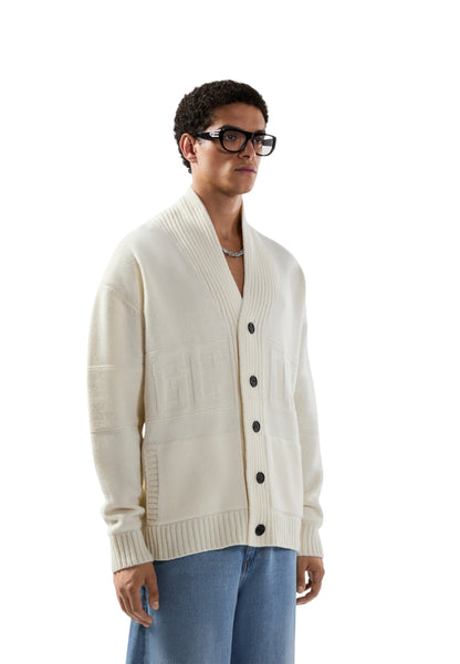 Cardigan  Uomo Gcds  Logo Buttoned B2CM1804KI8