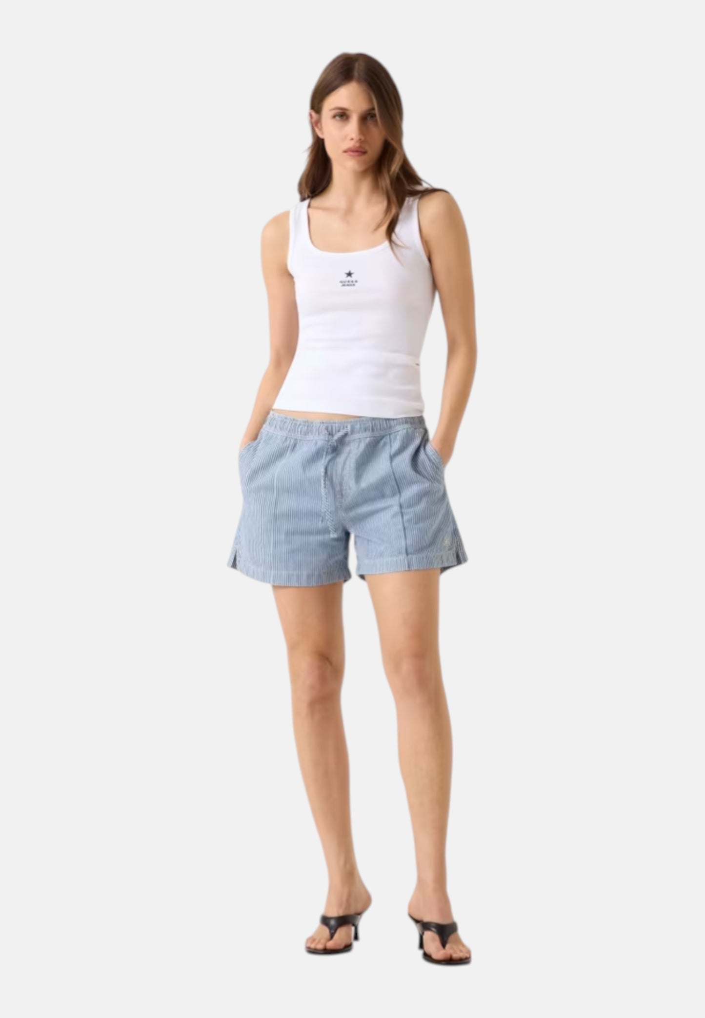 Pantaloncini  Donna Guess  Gj Drawstring Short W6GD53D7881