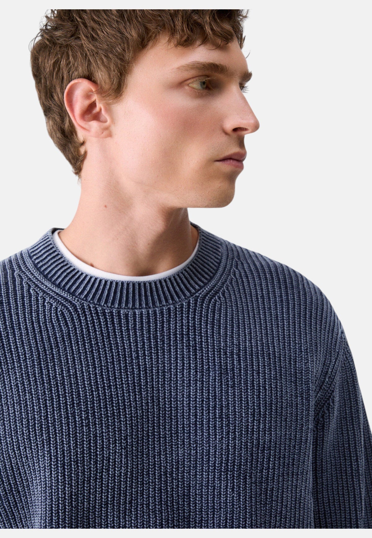 Maglione A Girocollo Uomo Liu Jo A Coste Inglesi  QF6267MAB25