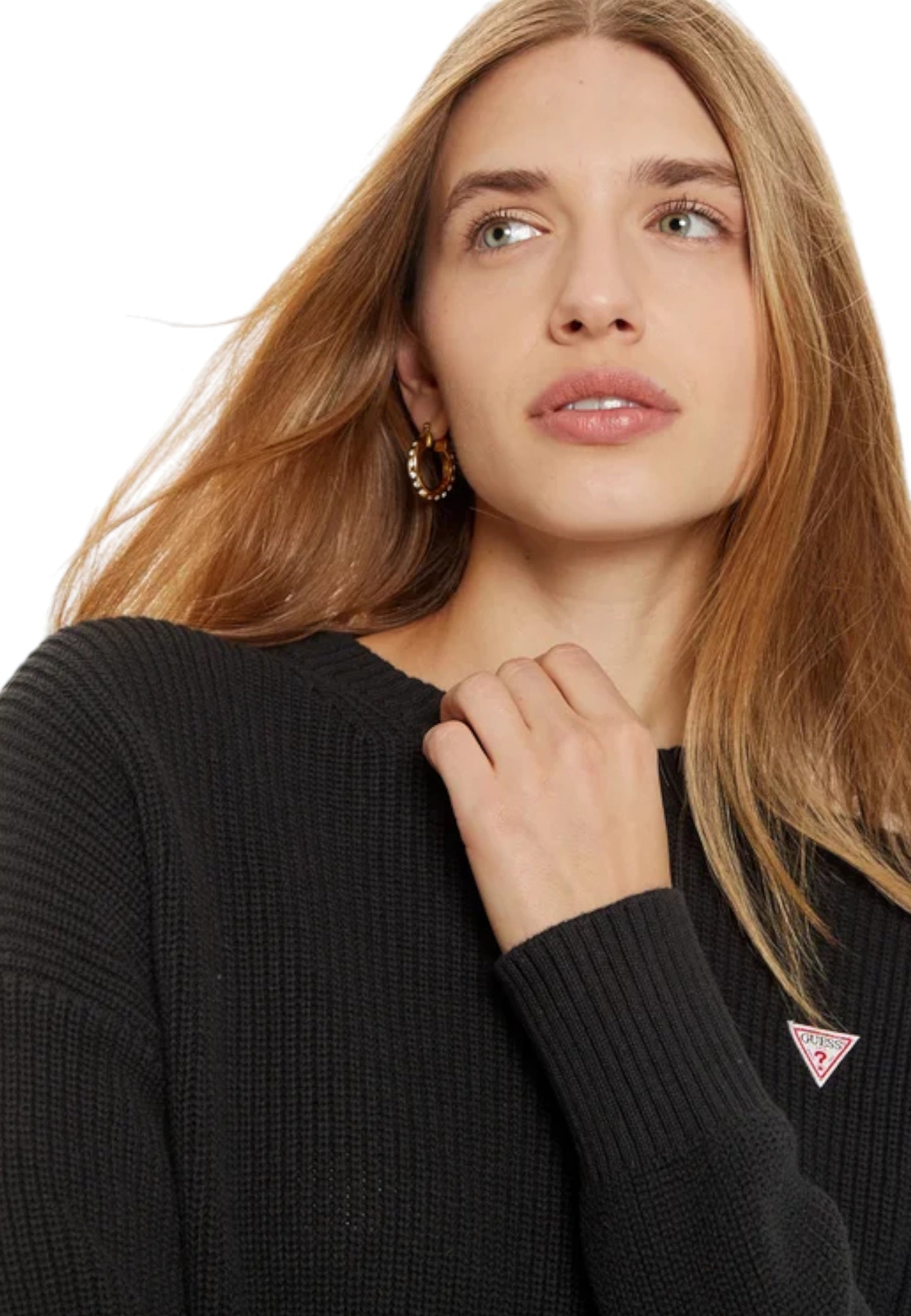 Maglione A Girocollo Donna Guess  Gj Mini Triangle W4BR08Z3HM1