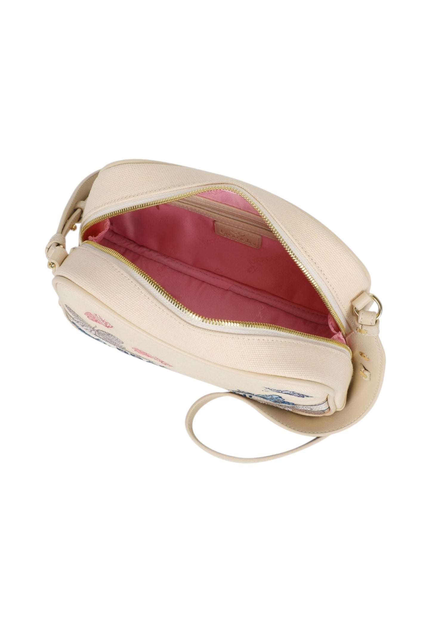 Borsa A Tracolla Donna Braccialini In Tessuto Con Ricami Esclusivi Jacquard B19061TY