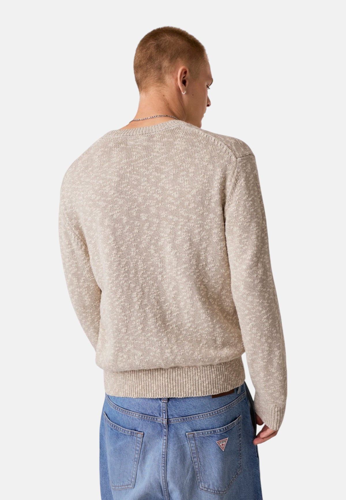 Maglione A Girocollo Uomo Guess Filato mélange Gj M6YR06Z0870
