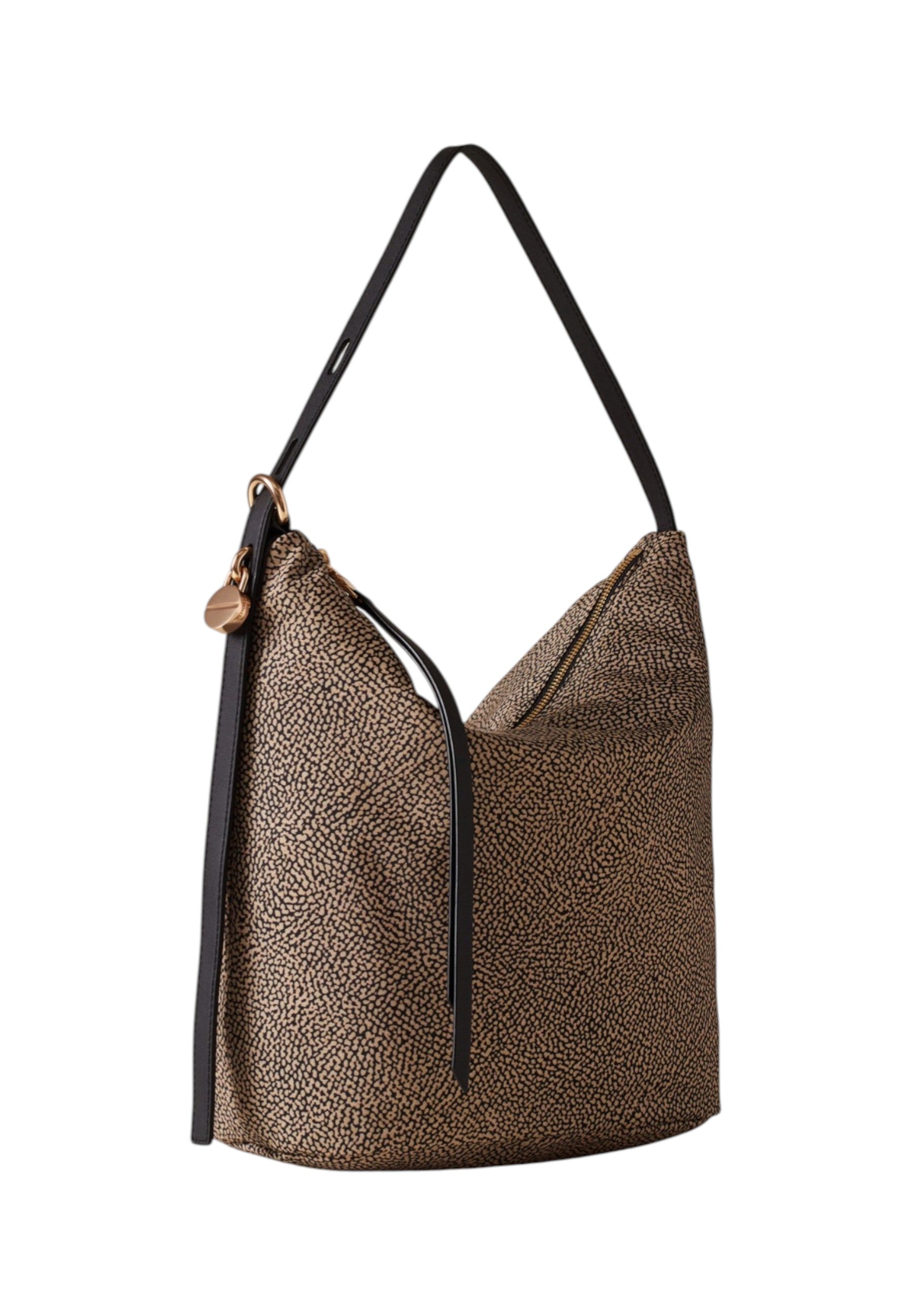 Borsa A Spalla Donna Borbonese Secchiello Media Prive 91010227AH1