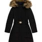 Piumino Lungo Donna Guess Con Cappuccio, Vera piuma New Marina W6BL37W4085