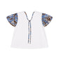 T-Shirt Manica Corta Donna Liu Jo Brown Blue Wave Lily  WA6513J6308