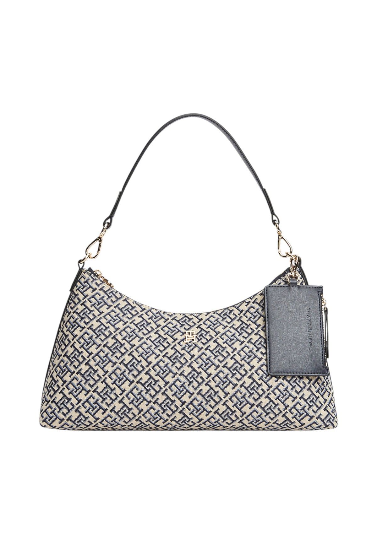 Borsa A Spalla Donna Tommy Hilfiger Shoulder Bag Jacquard Th Icon AW0AW18907