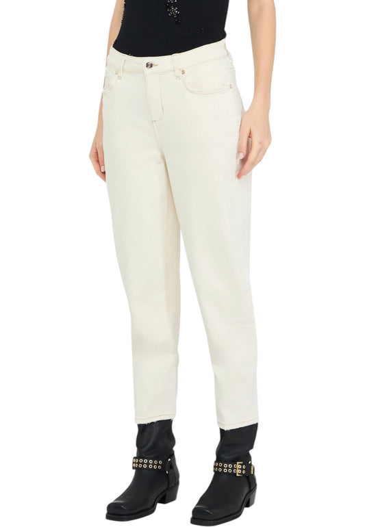 Pantaloni Carrot Fit Donna Liu Jo Vita Alta  UF5135TS053