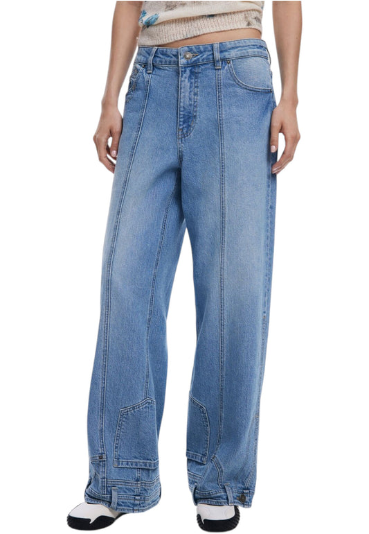 Jeans  Donna Desigual  Pockets 25WWDD13