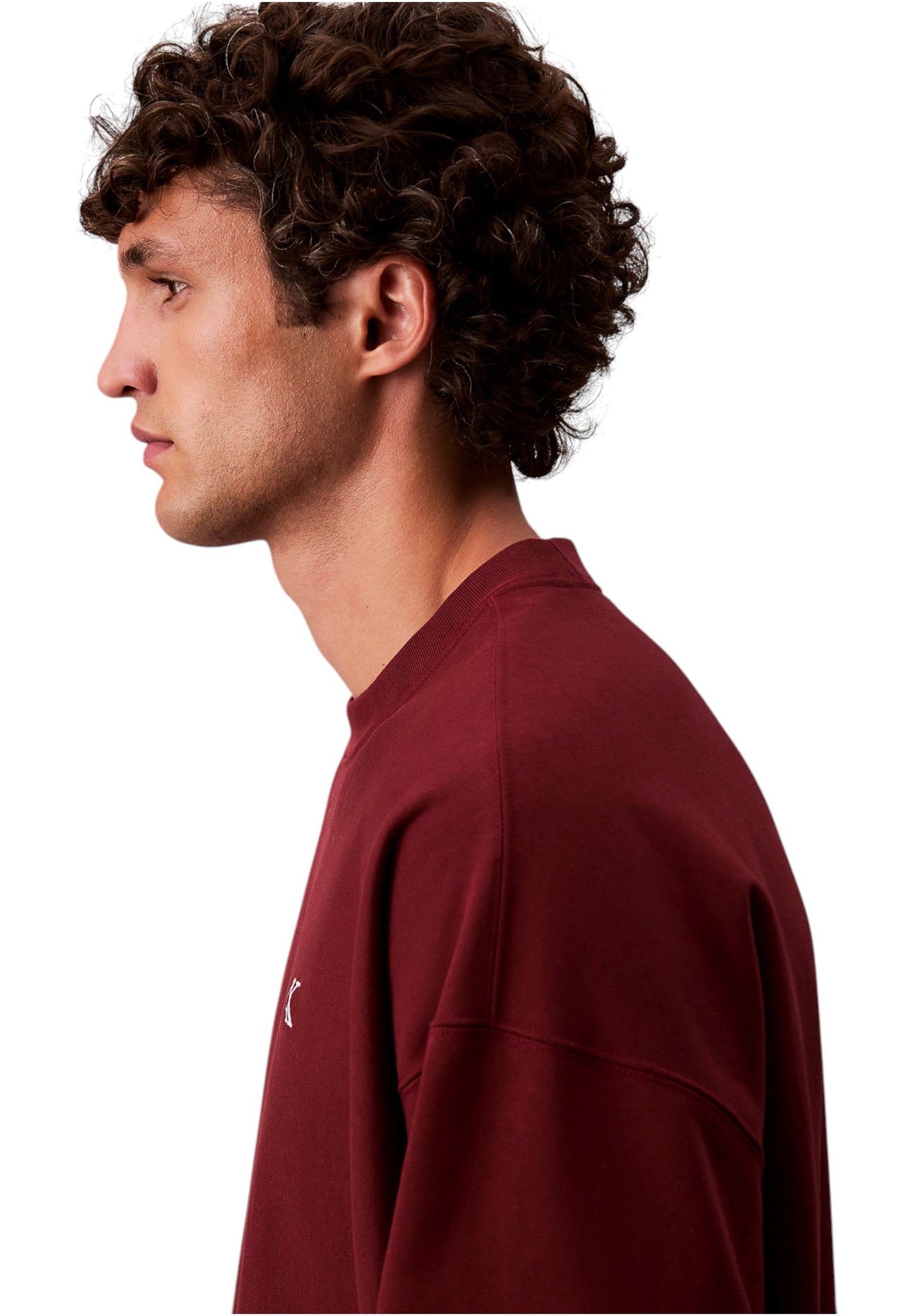 Felpa A Girocollo Uomo Calvin klein Jeans  Premium Terry Monogram LV04RC277G