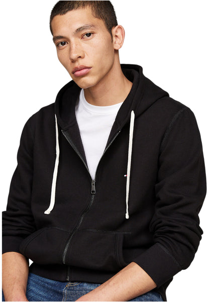 Felpa Con Zip Uomo Tommy Hilfiger Con Cappuccio Essential MW0MW37234