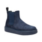 Stivaletti Chelsea Donna Frau Pelle scamosciata, Stile sporty, Elastici laterali, Suola leggera, Sottopiede estraibile, Made in Italy Waxy A41C2