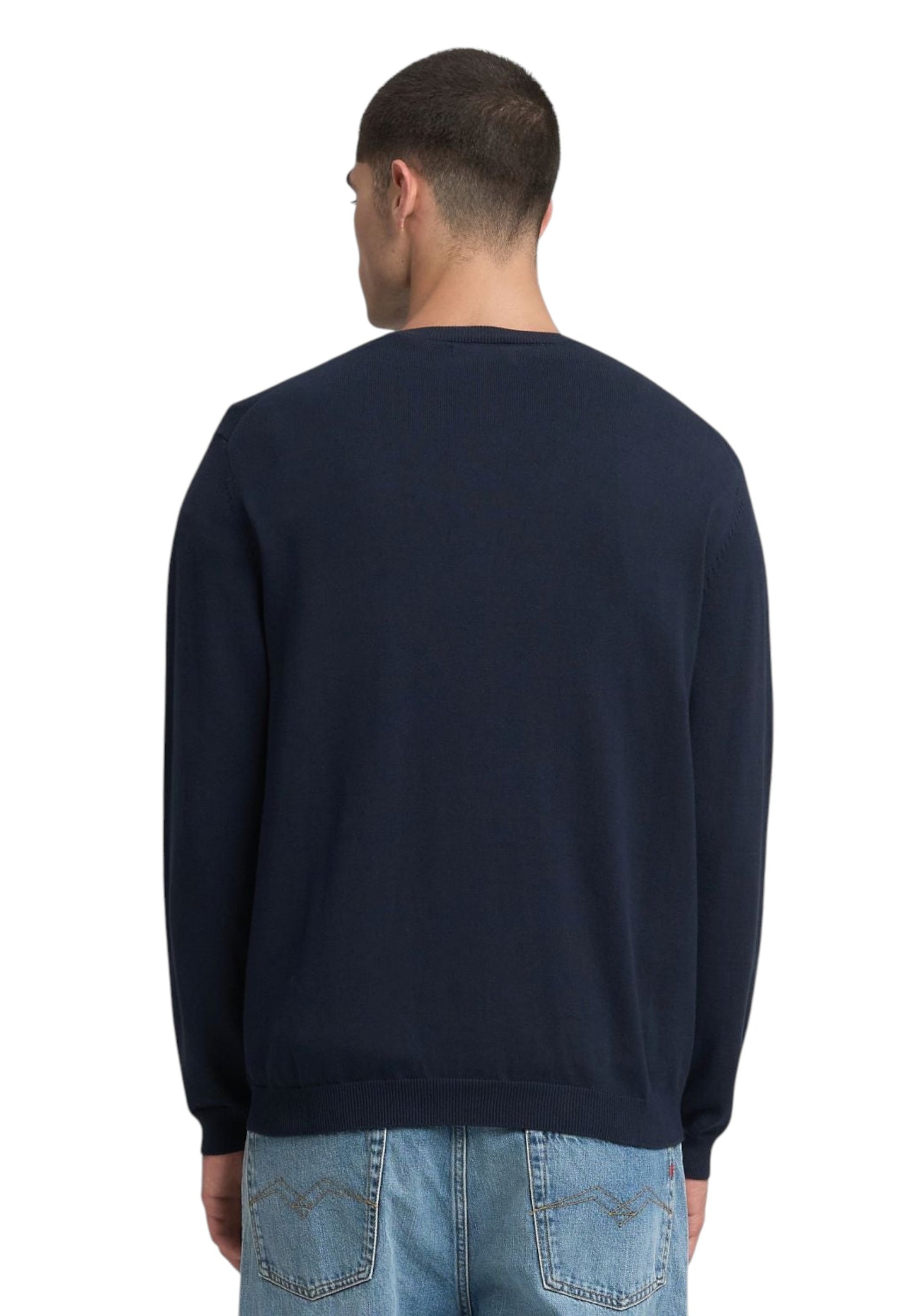 Maglia A Girocollo Uomo Replay Con Ricamo R  UK4851.000.G22578