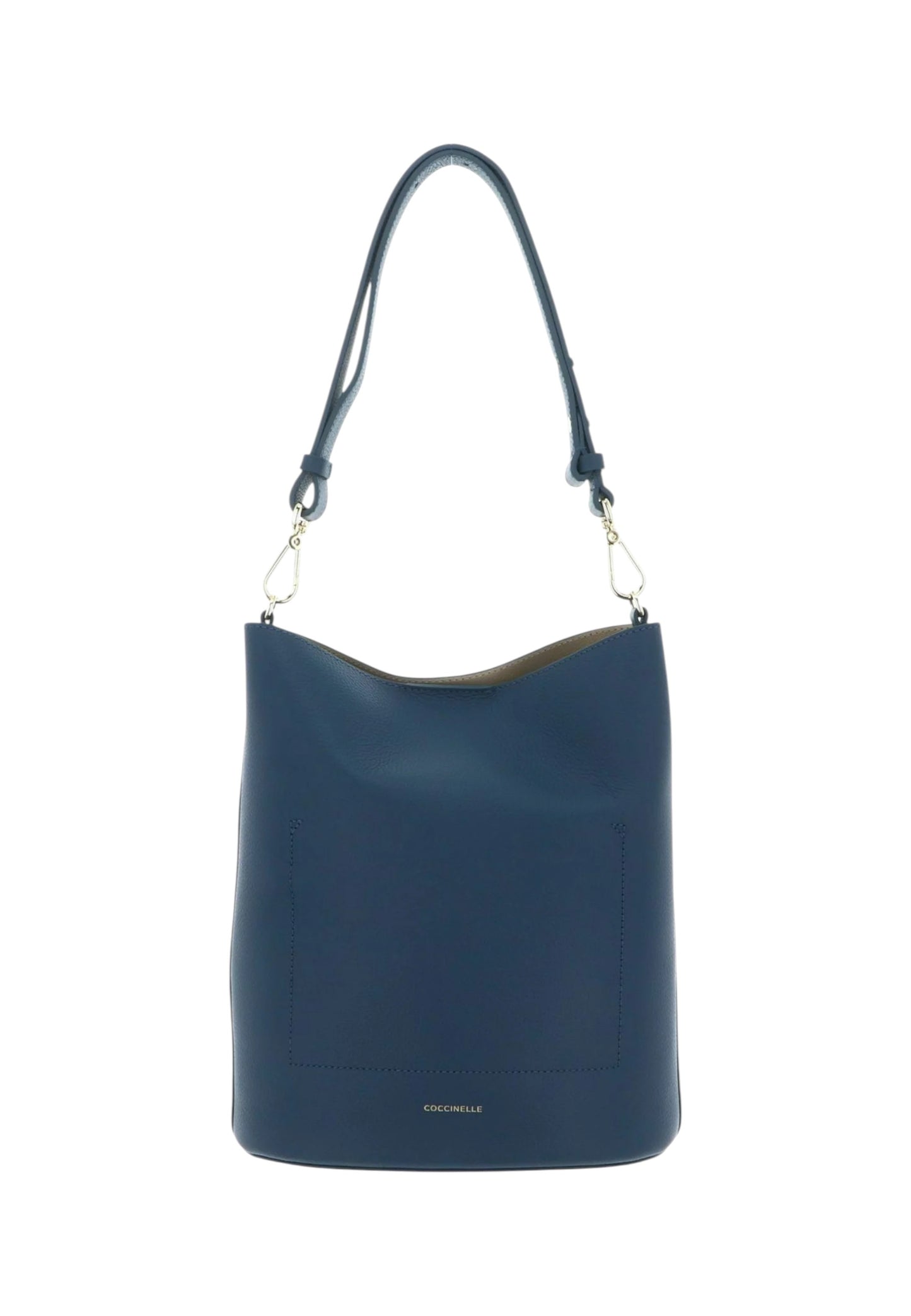 Borsa A Spalla Donna Coccinelle Secchiello In Pelle Martellata Doppia Coccinelle Nikla Medium E1TOA230101