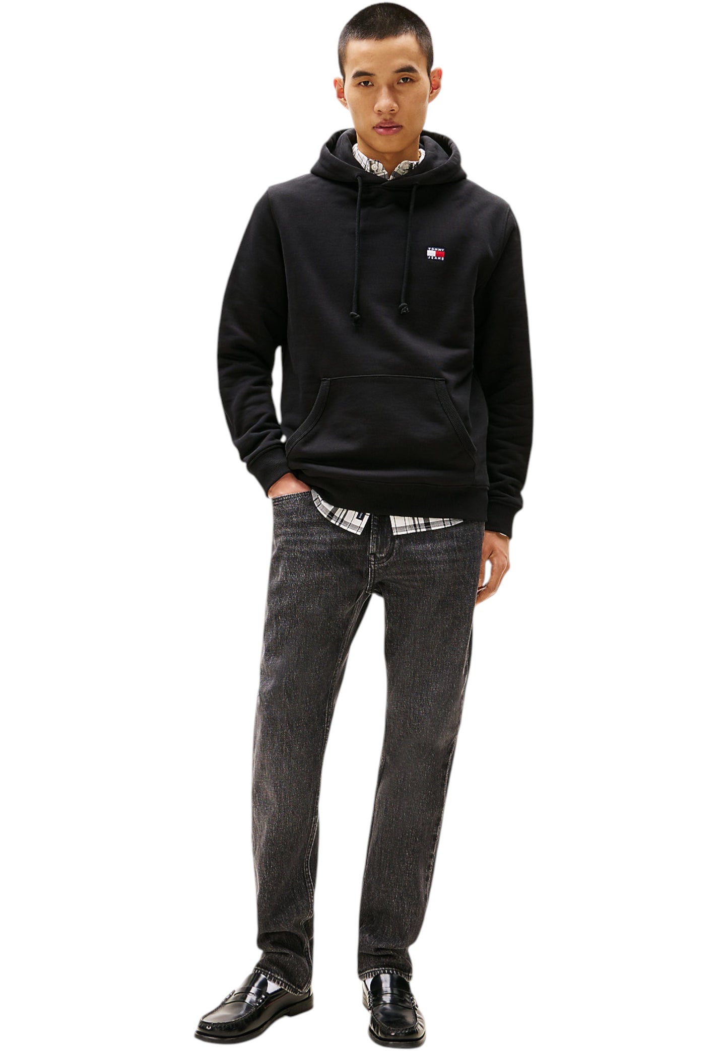 Felpa Con Cappuccio Uomo Tommy Jeans  Tjm Regular Badge DM0DM20258
