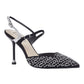 Sling Back  Donna Liu Jo Microfibra Strass Demi 13 SA6009TX527