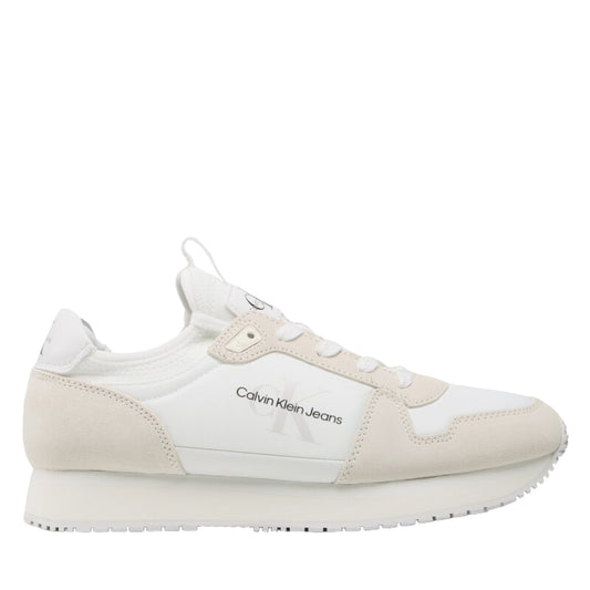 Sneakers Basse Uomo Calvin klein Jeans  Runner Sock Laceup Ny-Lth YM0YM00553