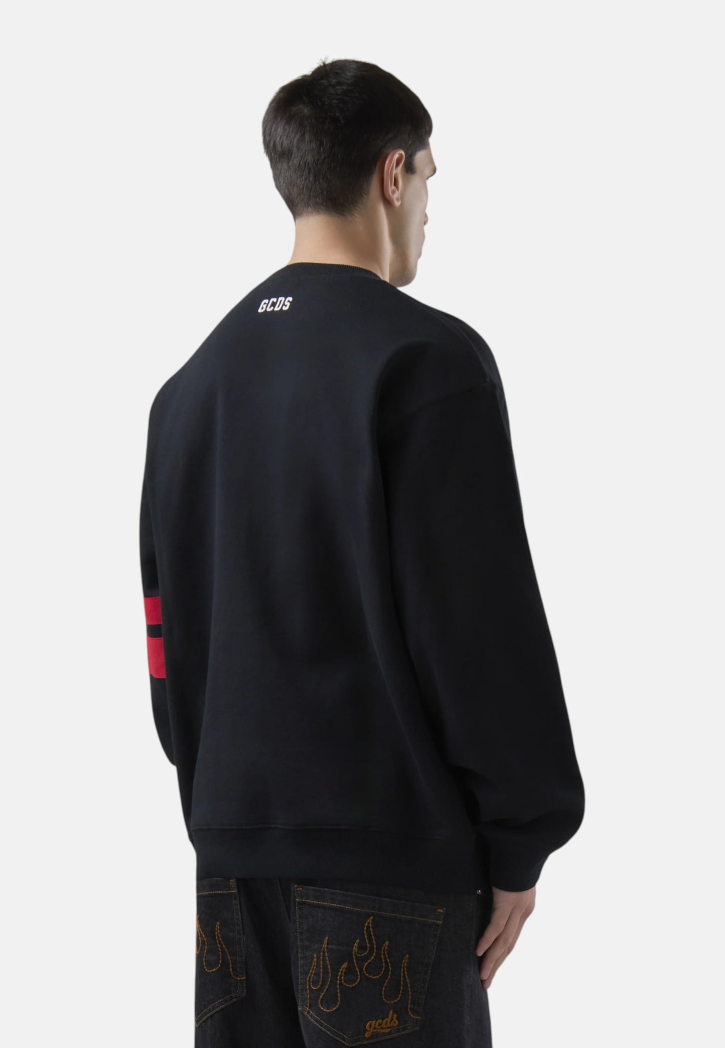 Felpa A Girocollo Uomo Gcds Logo Regular  B1XM1516JI0