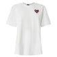 T-Shirt Manica Corta Donna Pinko Con Logo Love Birds Ricamo Strepitoso 105526A33I