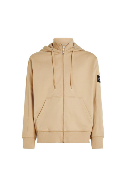 Felpa Con Zip Uomo Calvin klein Jeans Con Cappuccio Badge Hwk J30J324956