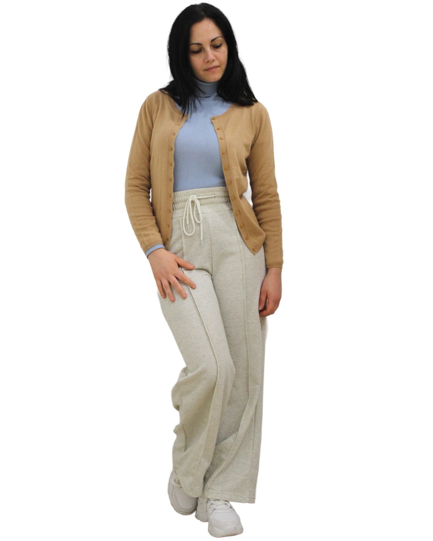 Cardigan  Donna White Wise   ESS144